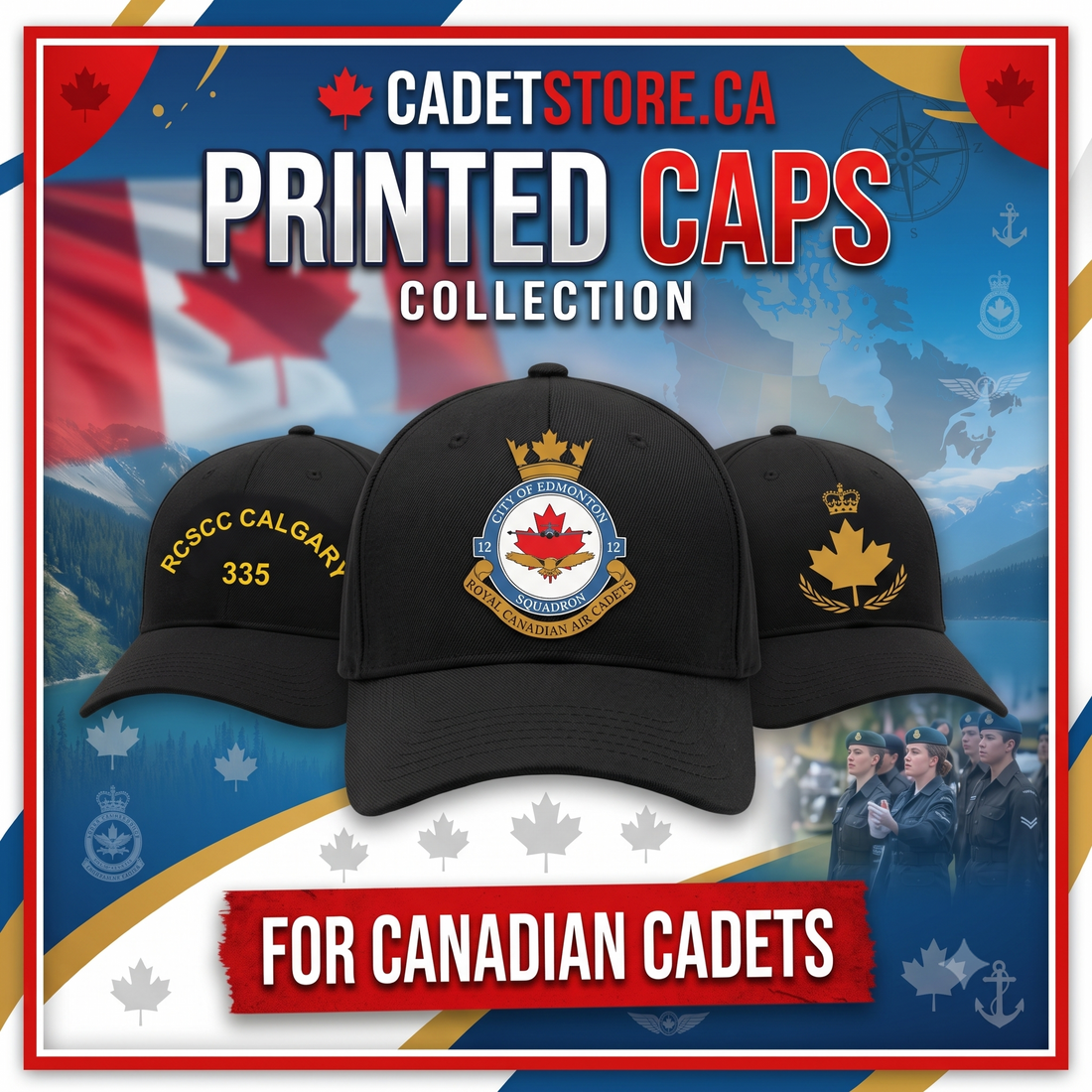 Cadet caps