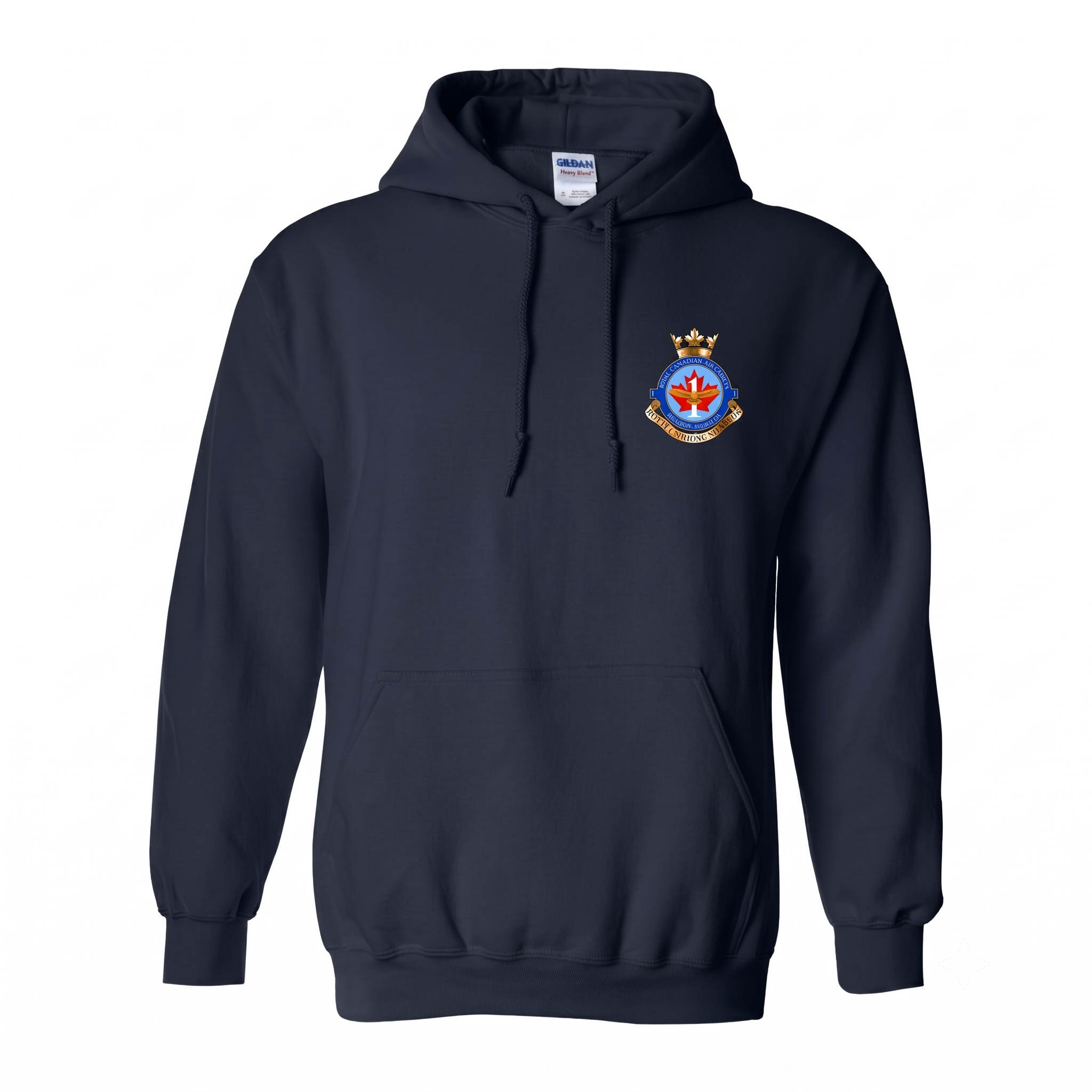 1 West Montreal Squadron Air Cadet Crest Printed Hoodie