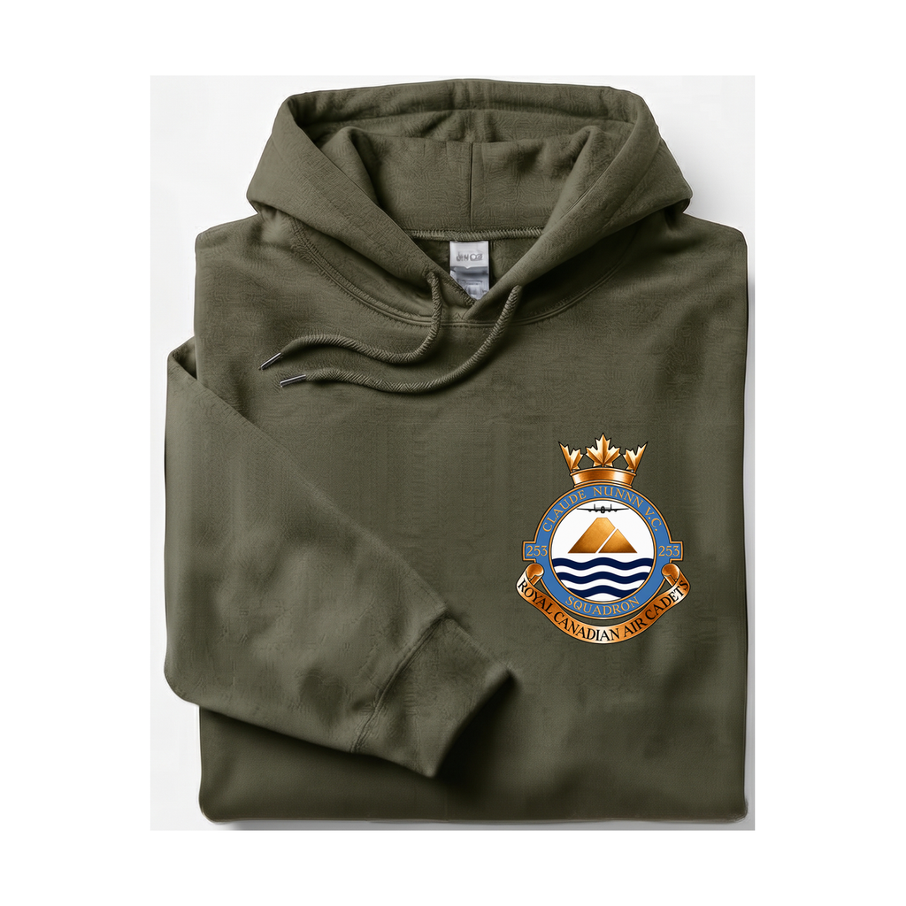 253 Claude Nunney VC Glengarry Royal Canadian Air Cadet Squadron Hoodie