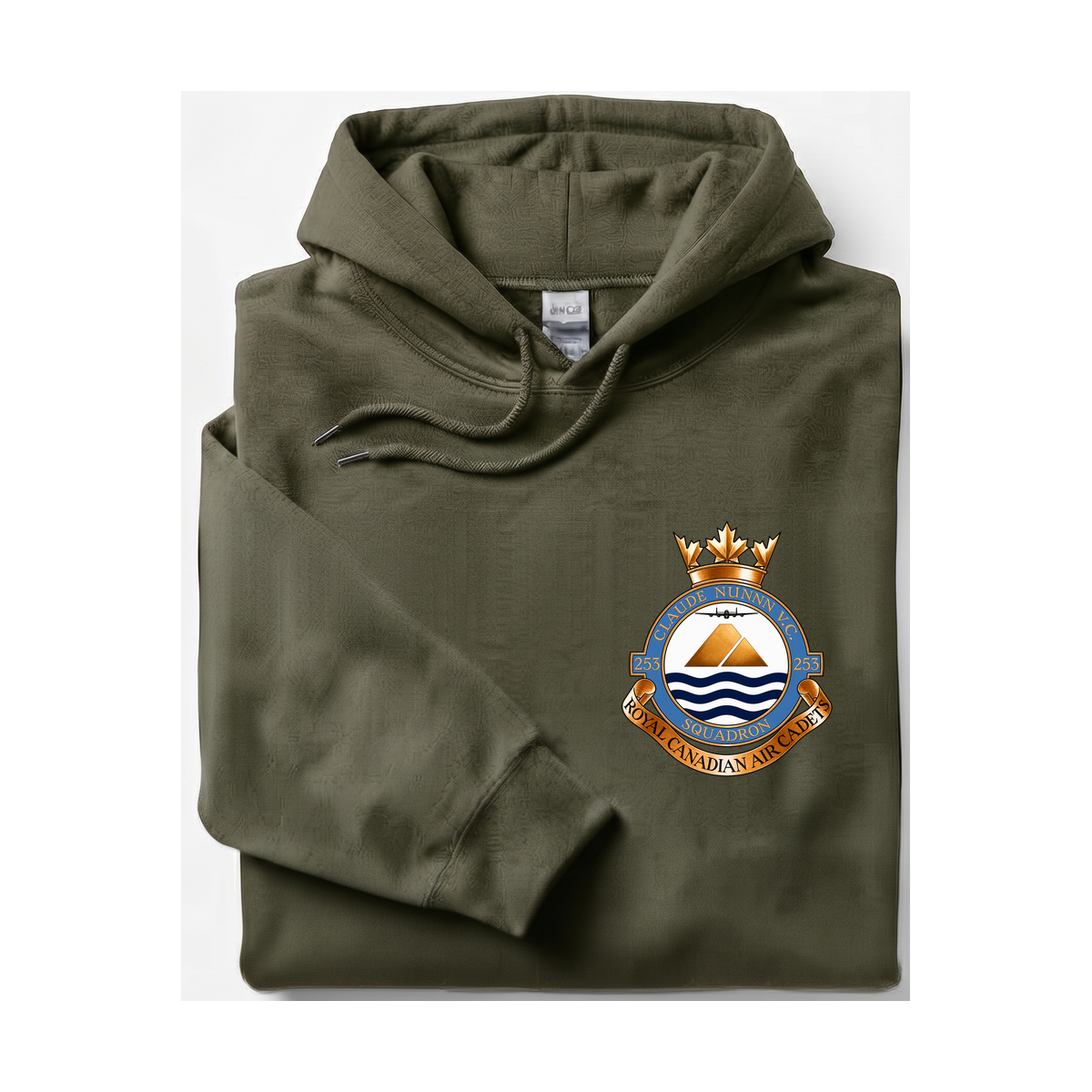 253 Claude Nunney VC Glengarry Royal Canadian Air Cadet Squadron Hoodie